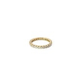 18k Yellow Gold 1.00ct G VS2 Round Diamond Eternity Ring Size 7